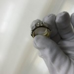 Артикул №88 Обручальное кольцо из 750 пробы с Бриллиантами 