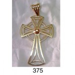 Артикул№30 крест вес 12 г 585 или 750 пробы камни драгоценные или полудрагоценные звоните