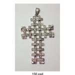 Артикул№27 крест вес 11 г 585 или 750 пробы камни драгоценные или полудрагоценные звоните