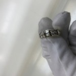 Артикул №89 Обручальное кольцо из 750 пробы с Бриллиантами 