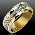 Артикул№36 кольцо обручальное вес 8г 585 или 750 пробы камни драгоценные или полудрагоценные звоните